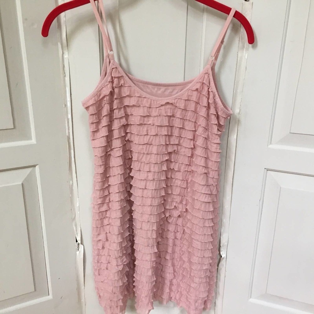 Free People Pink Ruffled Tank - Picture 12 of 14
